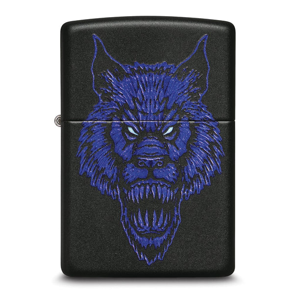 Zippo Black Matte Werewolf Lighter