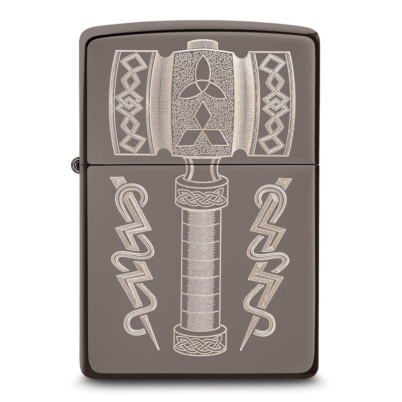 Zippo Black Ice Thor's Hammer Lighter