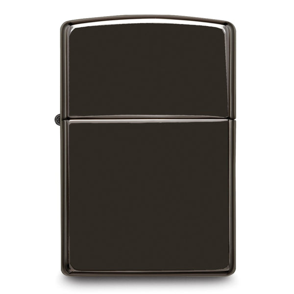 Zippo High Polished Black Lighter