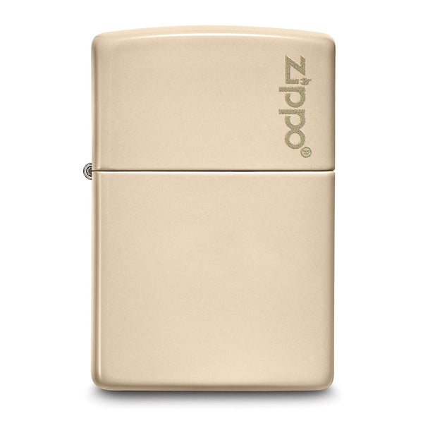 Zippo Logo Flat Sand Lighter