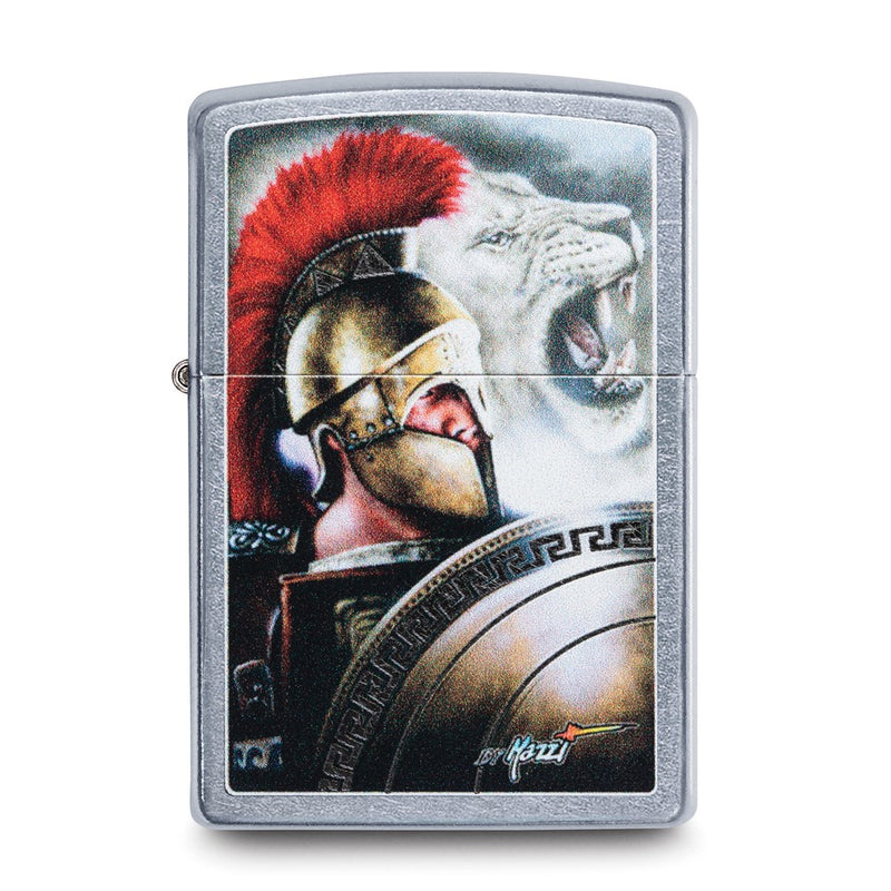 Zippo Street Chrome Mazzi Warrior Lighter