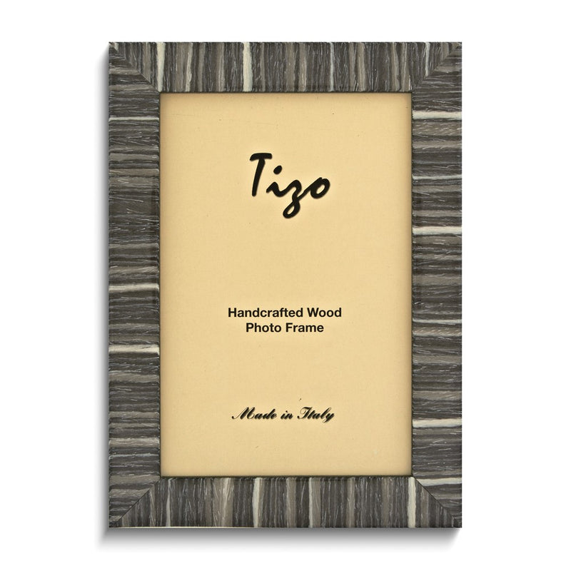 Handcrafted Grey 8x10 Wood Photo Frame