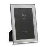 Bilaminate Sterling Silver Tarnish-resistant Hammered 4x6 Photo Frame