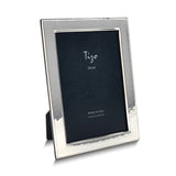 Bilaminate Sterling Silver Tarnish-resistant Hammered 4x6 Photo Frame