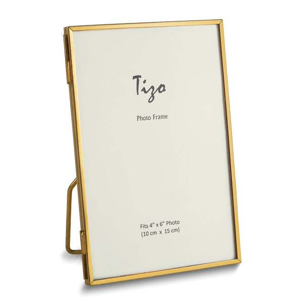 Brass Narrow 4x6 Photo Frame
