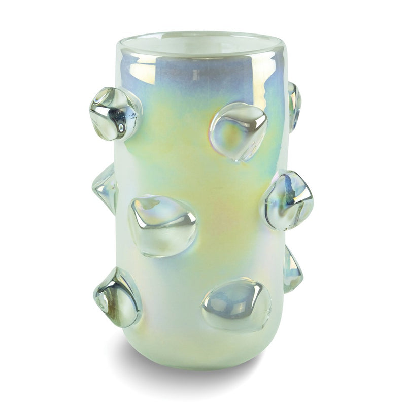 Ice Design Glass Vase