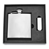 6 ounce Stainless Steel Flask and Money Clip Gift Set