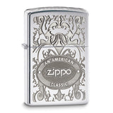 Zippo Logo American Classic High Polish Chrome Lighter