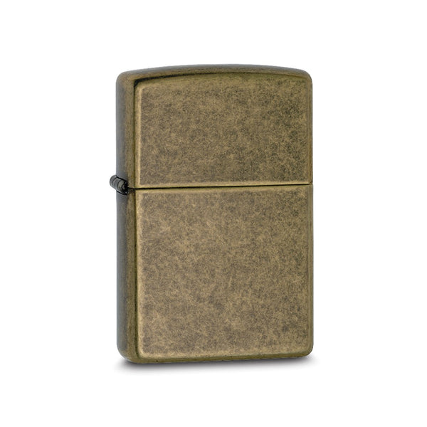 Zippo Antique Finish Brass Lighter