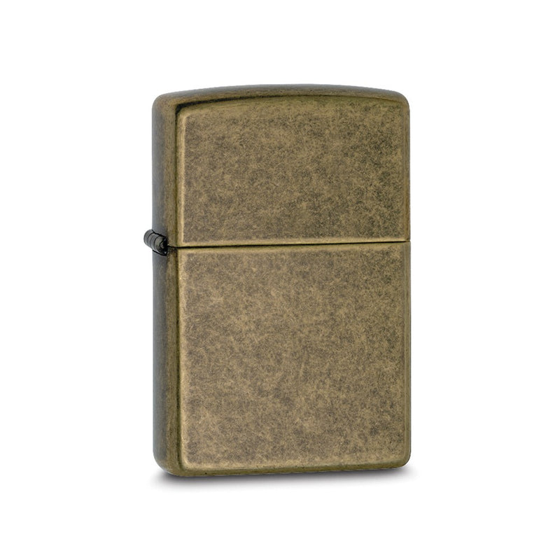 Zippo Antique Finish Brass Lighter
