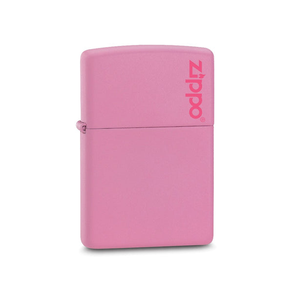 Zippo Logo Pink Matte Lighter