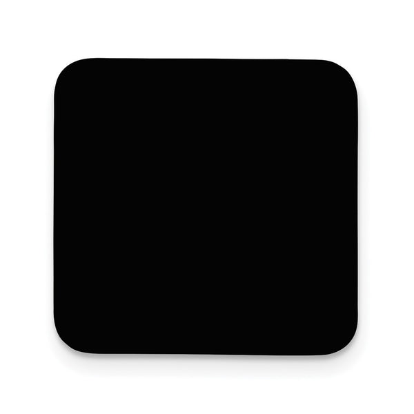 1 x 1 Square Black Anodized Aluminum Plates-Set of 6