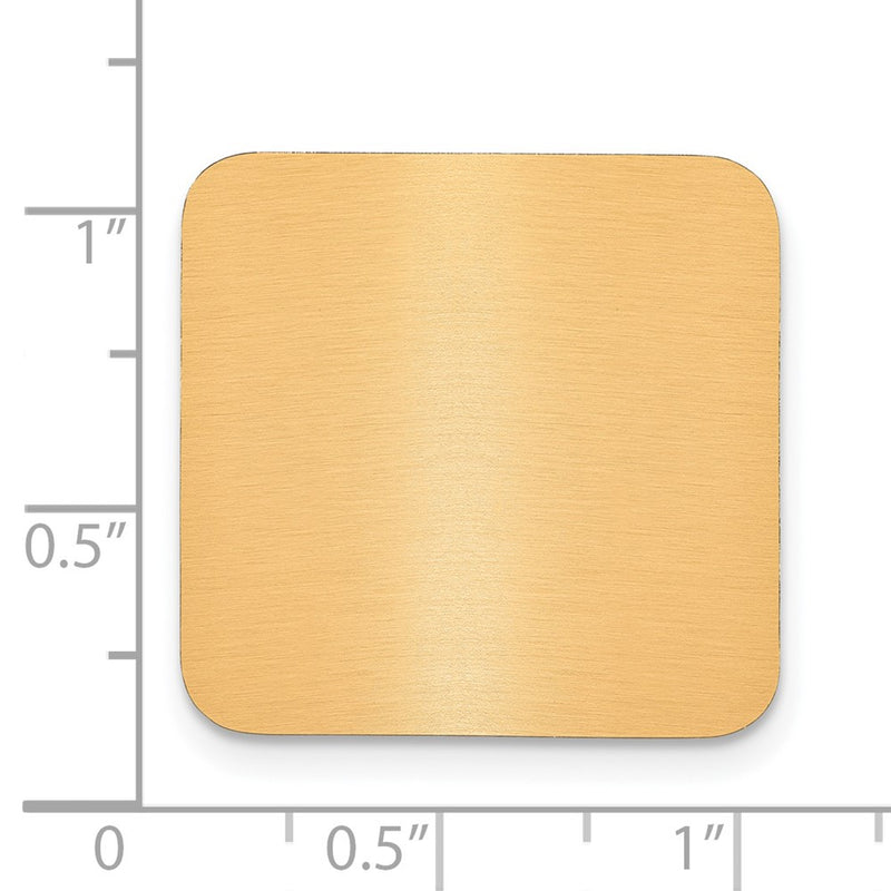 1 x 1 Square Copper Aluminum Plates-Set of 6