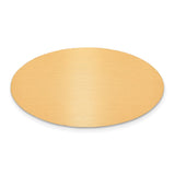 1 x 1 7/8 Oval Copper Aluminum Plates-Set of 6