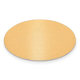 3/4 x 1 1/4 Oval Copper Aluminum Plates-Set of 6