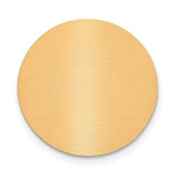 1 x 1 Round Copper Aluminum Plates-Set of 6