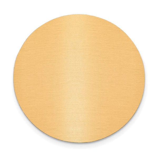 1 1/2 x 1 1/2 Round Copper Aluminum Plates-Set of 6