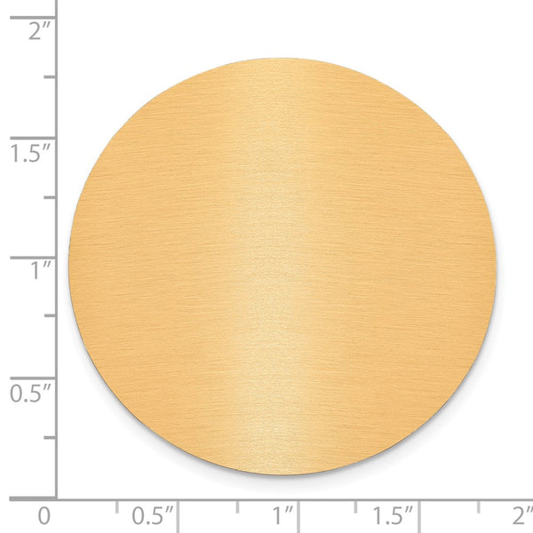 1 3/4 x 1 3/4 Round Copper Aluminum Plates-Set of 6