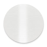 1 3/4 x 1 3/4 Round Satin Aluminum Plates-Set of 6