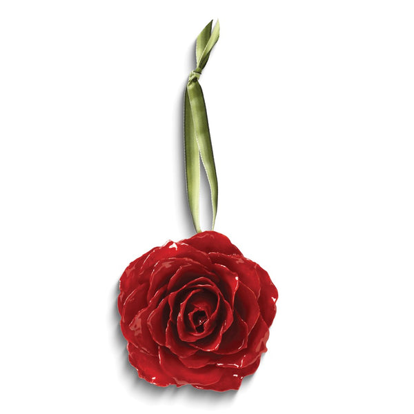 Lacquer Dipped Red Decorative Real Rose