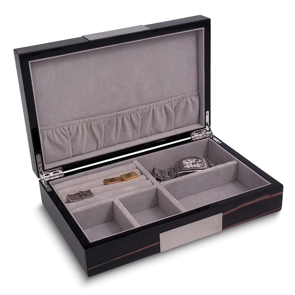 Ebony Burlwood Jewelry Box