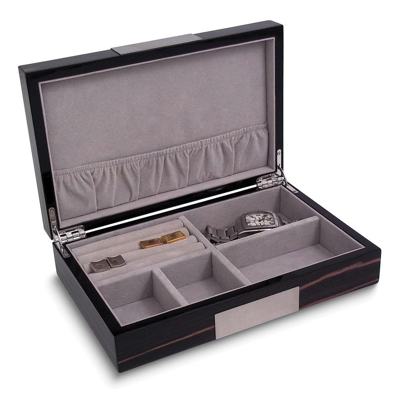 Ebony Burlwood Jewelry Box