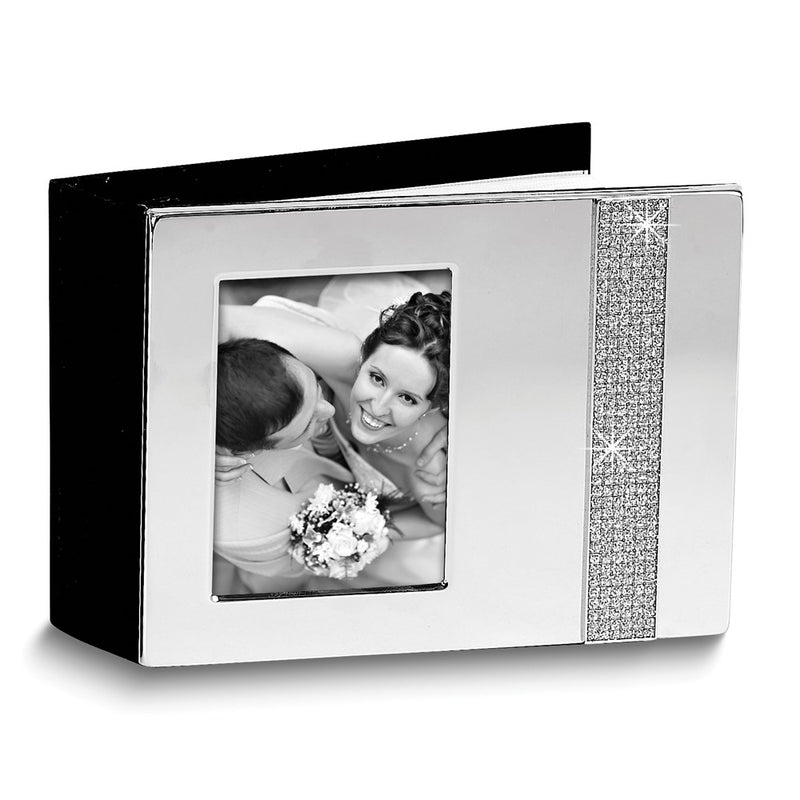 Nickel-plated (Holds 80- 4x6 Photos) Glitter Photo Album