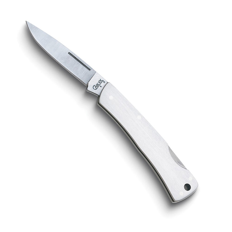 Case Executive Lockback Steel Handle Pocket Knife with Tru-Sharp Stainless Steel Blade