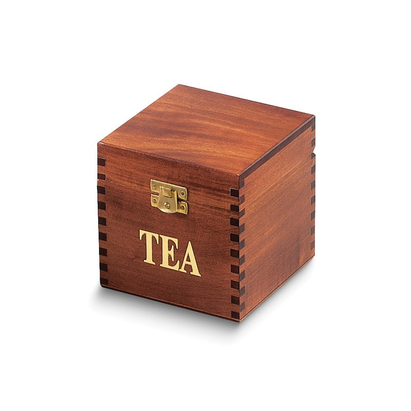 Handmade Satin Maple Finish Wood TEA Chest