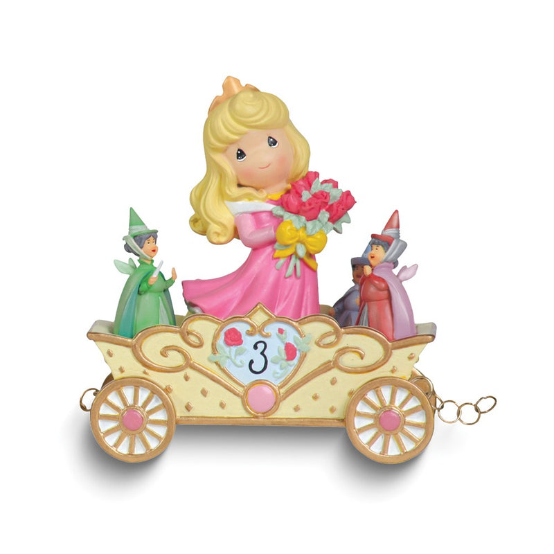 Precious Moments Disney Birthday Parade Sleeping Beauty Age 3 Resin Figurine