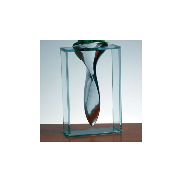 Badash Handcrafted Lead-free Glass/Aluminum Elvis Vase