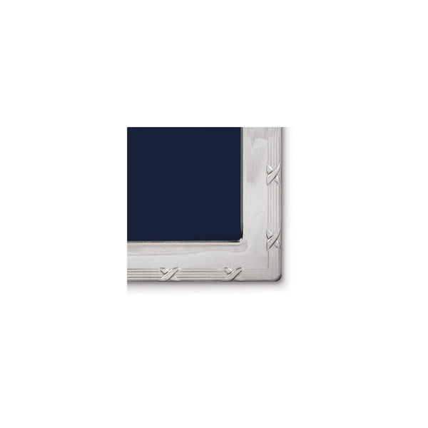 Bilaminate Sterling Silver Reed and Ribbon 4x6 Frame