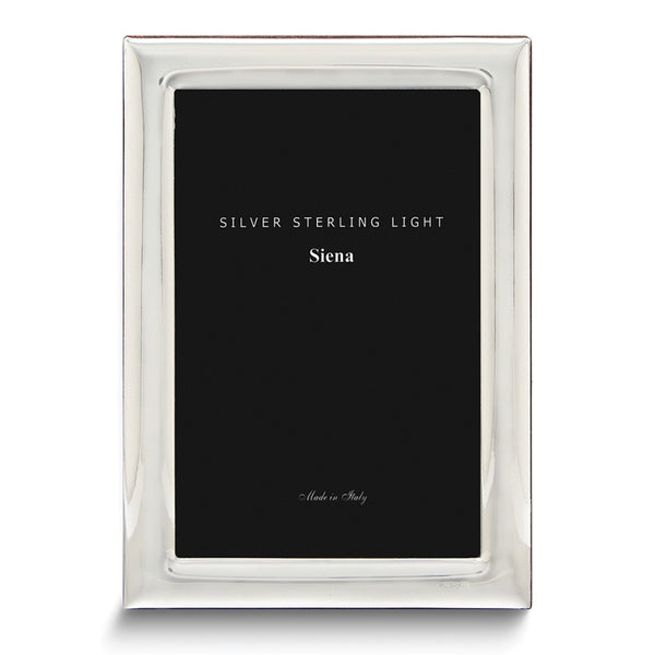Bilaminate Sterling Silver Plain 7.5x9.5 Frame