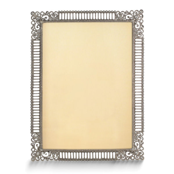 Jeweltone Pierced with Scrolled Corners 5x7 Photo Frame