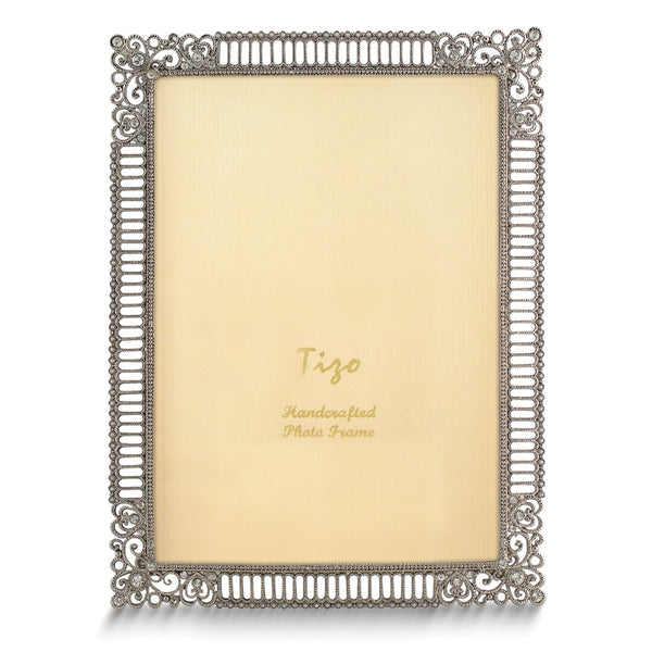 Jeweltone Pierced with Scrolled Corners 7.5x9.5 Photo Frame