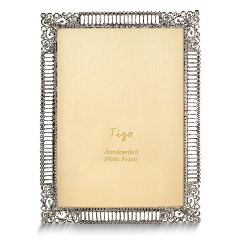 Jeweltone Pierced with Scrolled Corners 7.5x9.5 Photo Frame