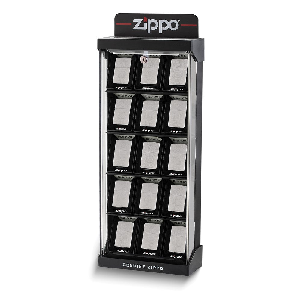 Zippo Fifteen Piece Locking Countertop Display Nubo Watches