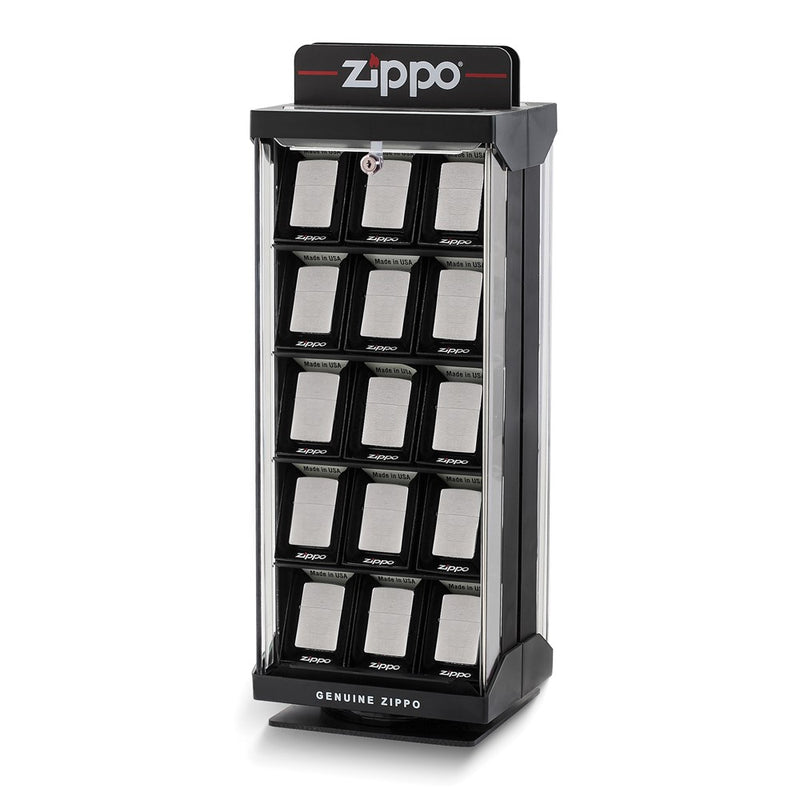 Zippo Thirty Piece Locking Swivel Counterop Display