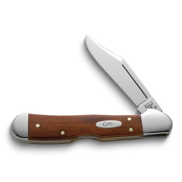 Case Brown Smooth Chestnut Bone Handle Mini CopperLock Knife with Tru-Sharp Stainless Steel Blade