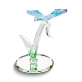 Rainbow Dragonfly Handcrafted Glass Figurine
