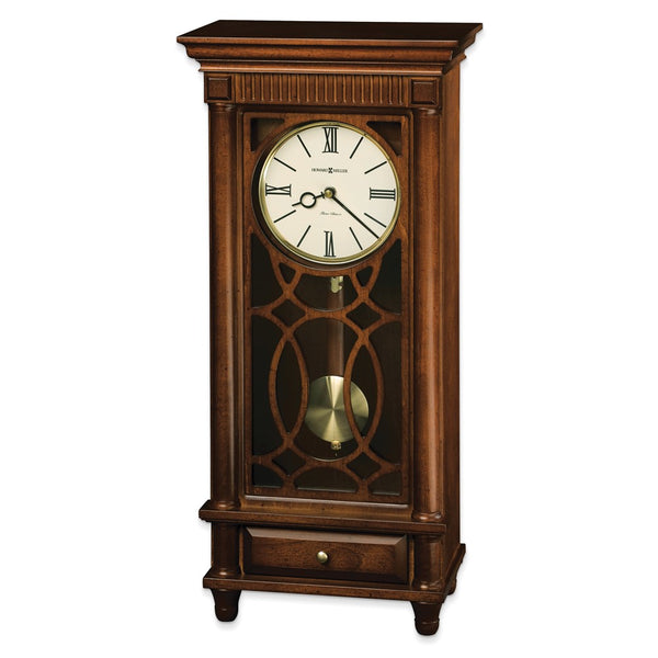 Howard Miller Lorna Cherry Finish Wood Chiming Mantel Clock