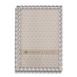 Silver-tone Rope 4x6 Metal Frame