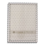 Silver-tone Rope 5x7 Metal Frame