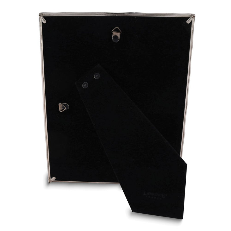 Silver-tone Metal Bamboo 8x10 Frame Matted for 5x7 Photo