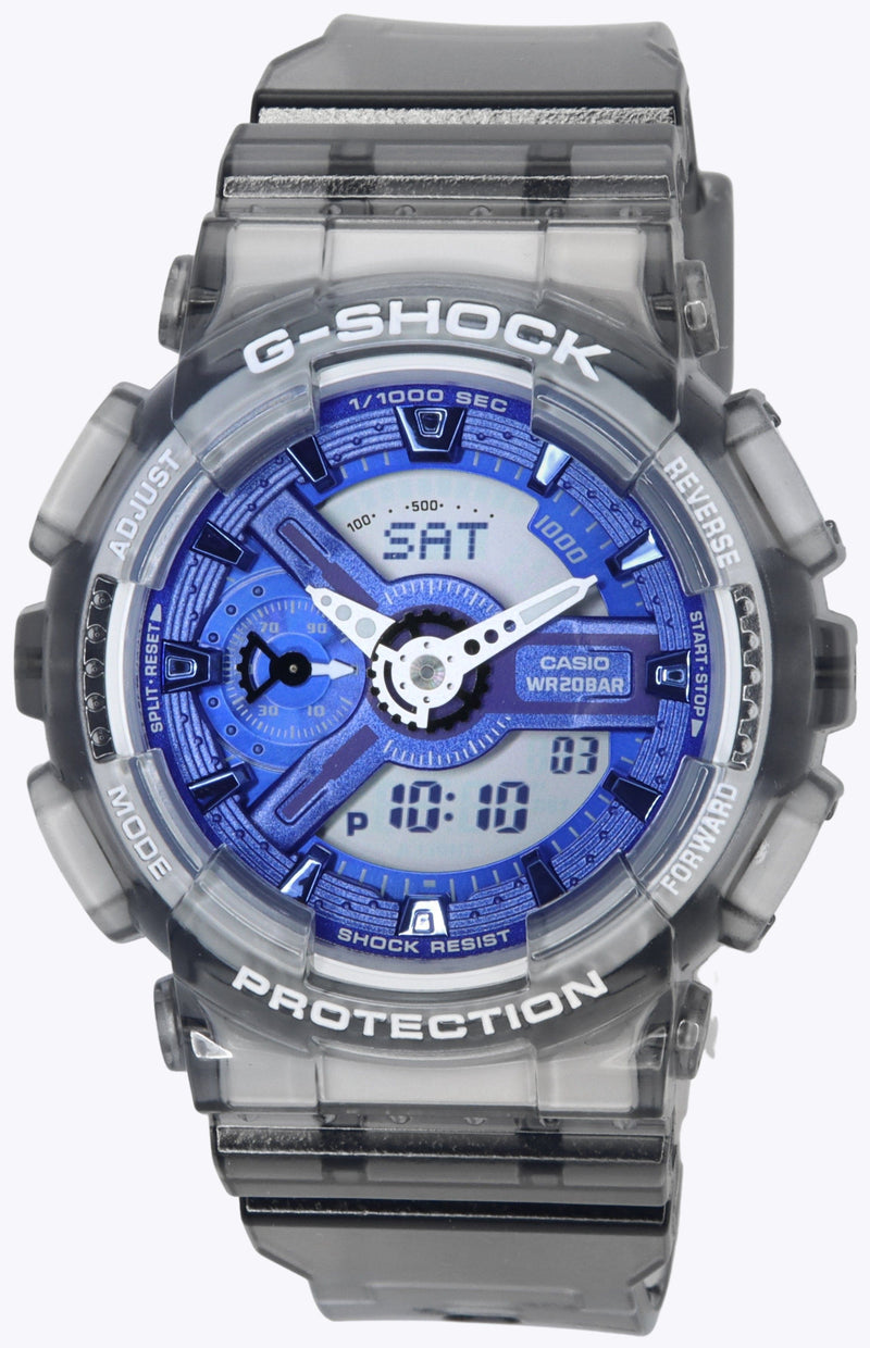 Casio G-Shock Analog Digital Blue Dial Quartz GMA-S110TB-8A 200M Women's Watch