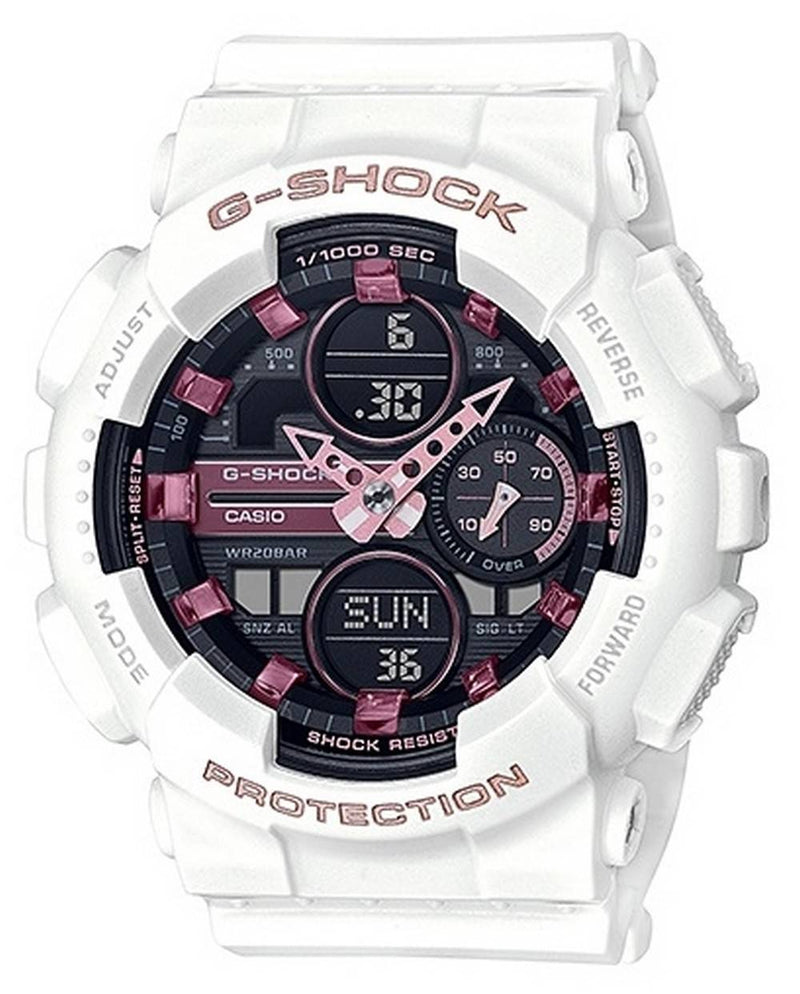 Casio G-Shock Analog Digital World Time GMA-S140M-7A GMAS140M-7 200M Men's Watch