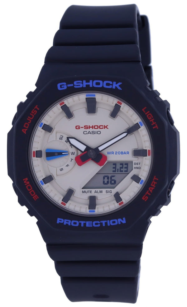 Casio G-Shock Tricolor Design Analog Digital Quartz GMA-S2100WT-1A GMAS2100WT-1 200M Women's Watch
