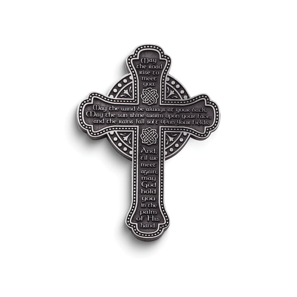 Irish Blessing Pewter Finish Wall Cross