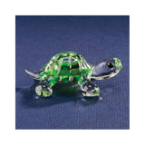 Green Turtle Handcrafted Glass Figurine