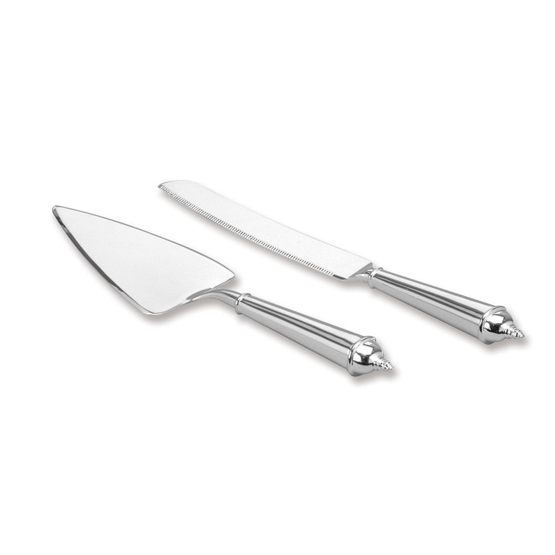Silver-plated Knife and Cake Server Set